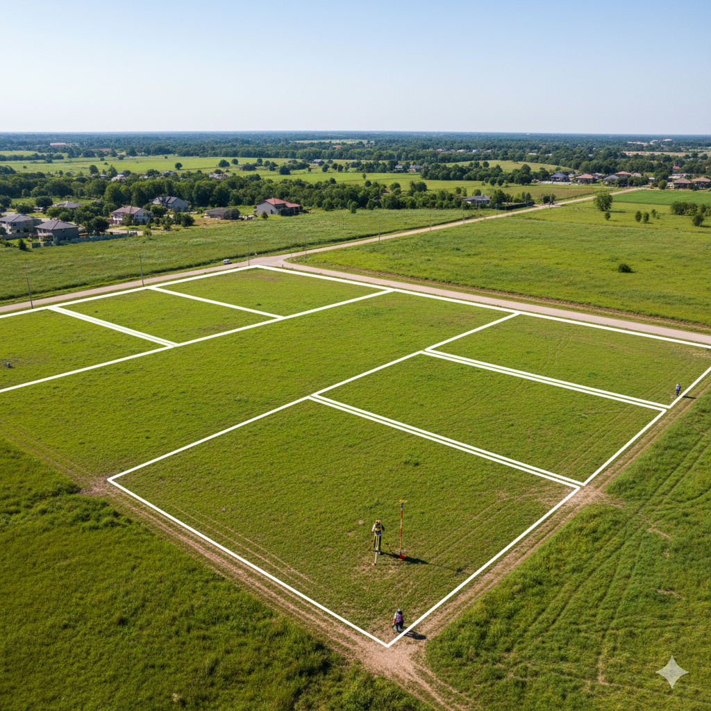 Projeto de desmembramento de lote por Vicent's Engenharia em São José do Rio Preto.